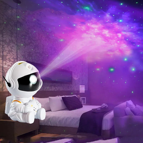 Astronaut Star Projector – Galaxy Light for Bedroom & Home Décor